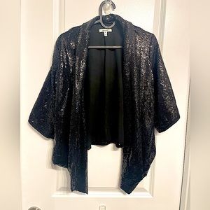 Sparkle/Glitter black sequins blazer/jacket
